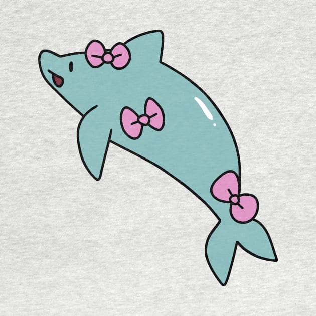 Dolphin Covered in Pretty Bows by saradaboru